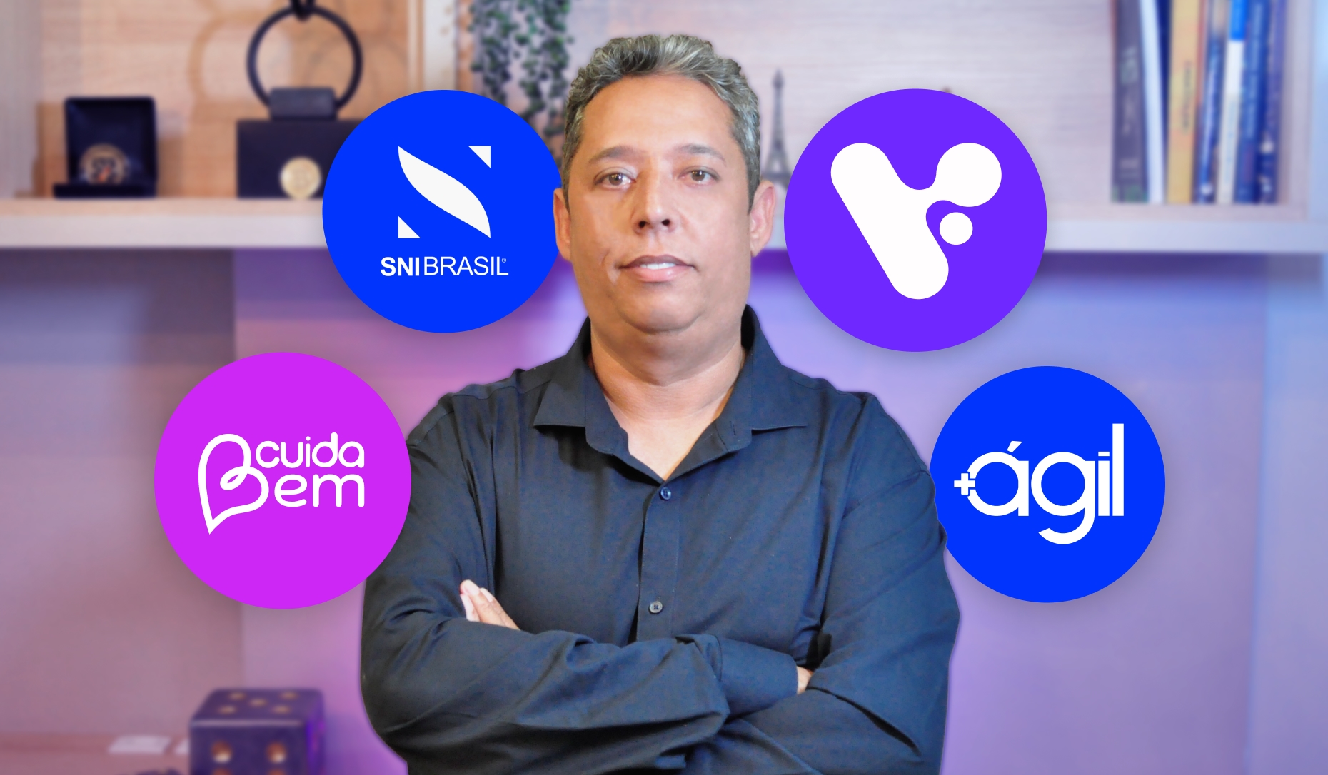 Vinicius simbolizando a diretoria da empresa